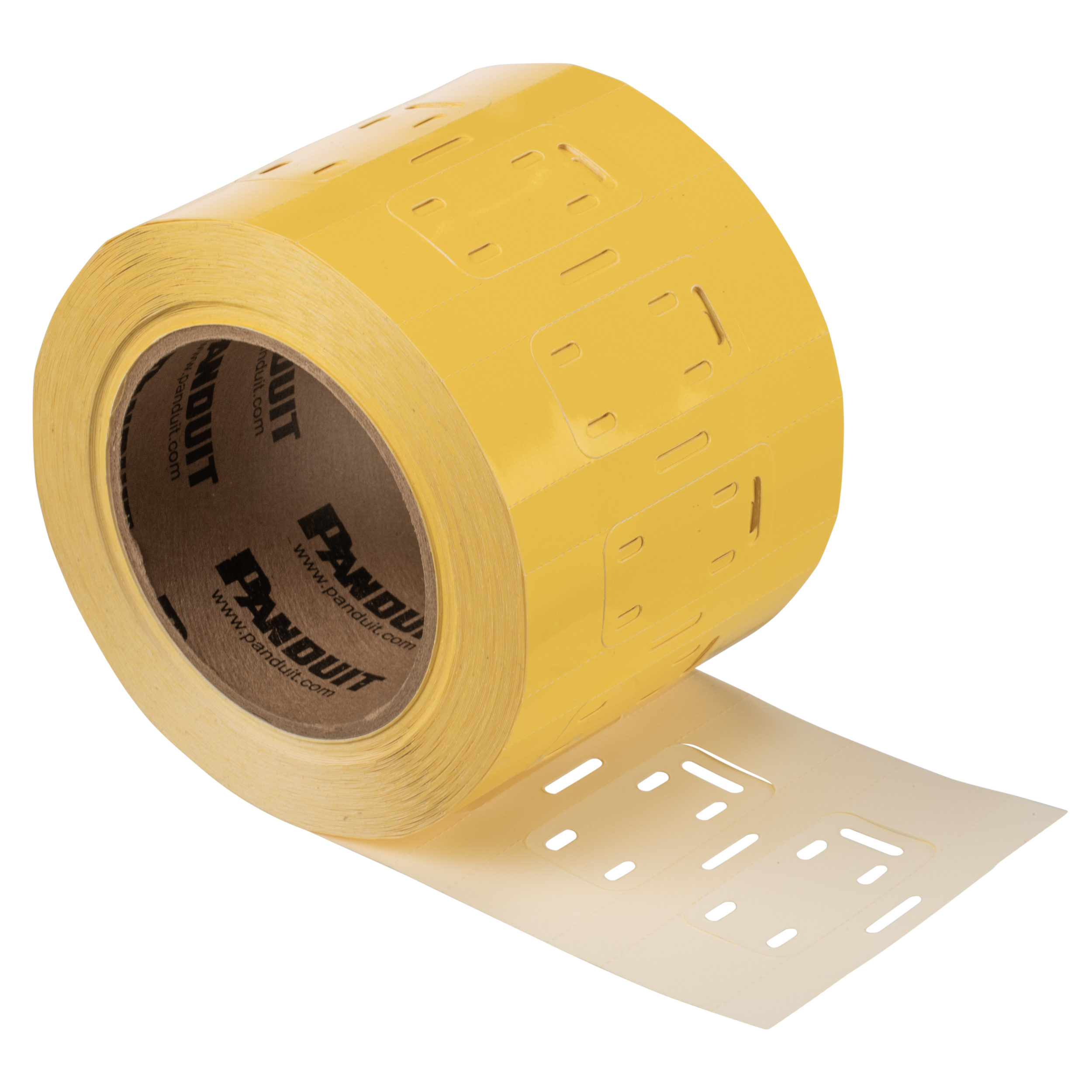 Mkr Plaka, Polyester/Oleofin, TT, TIA Sarı, 25.4x50.8mm, 500 Etiket