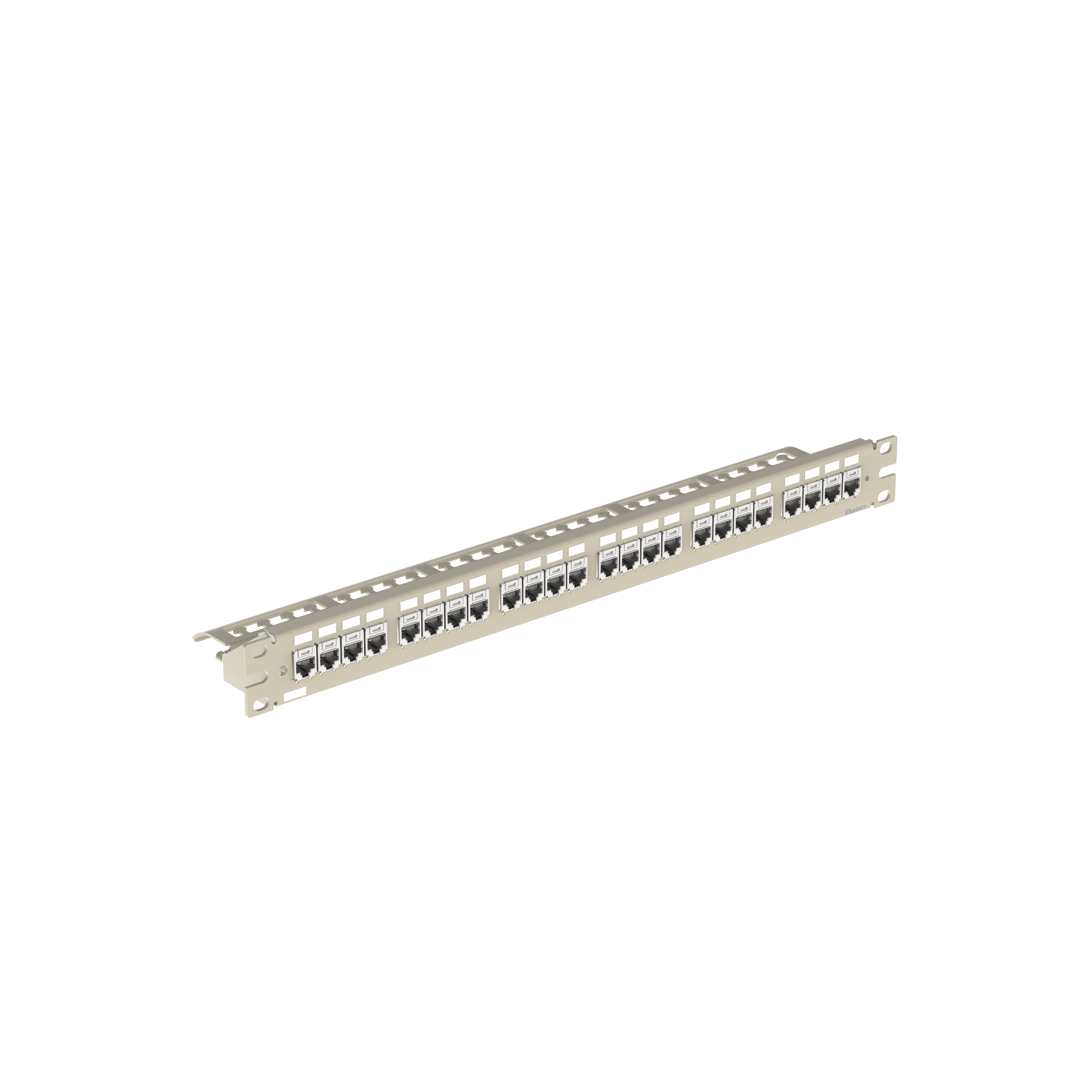 Patch Panel Kit, Cat 6 STP, 24 port, 1 RU, LG