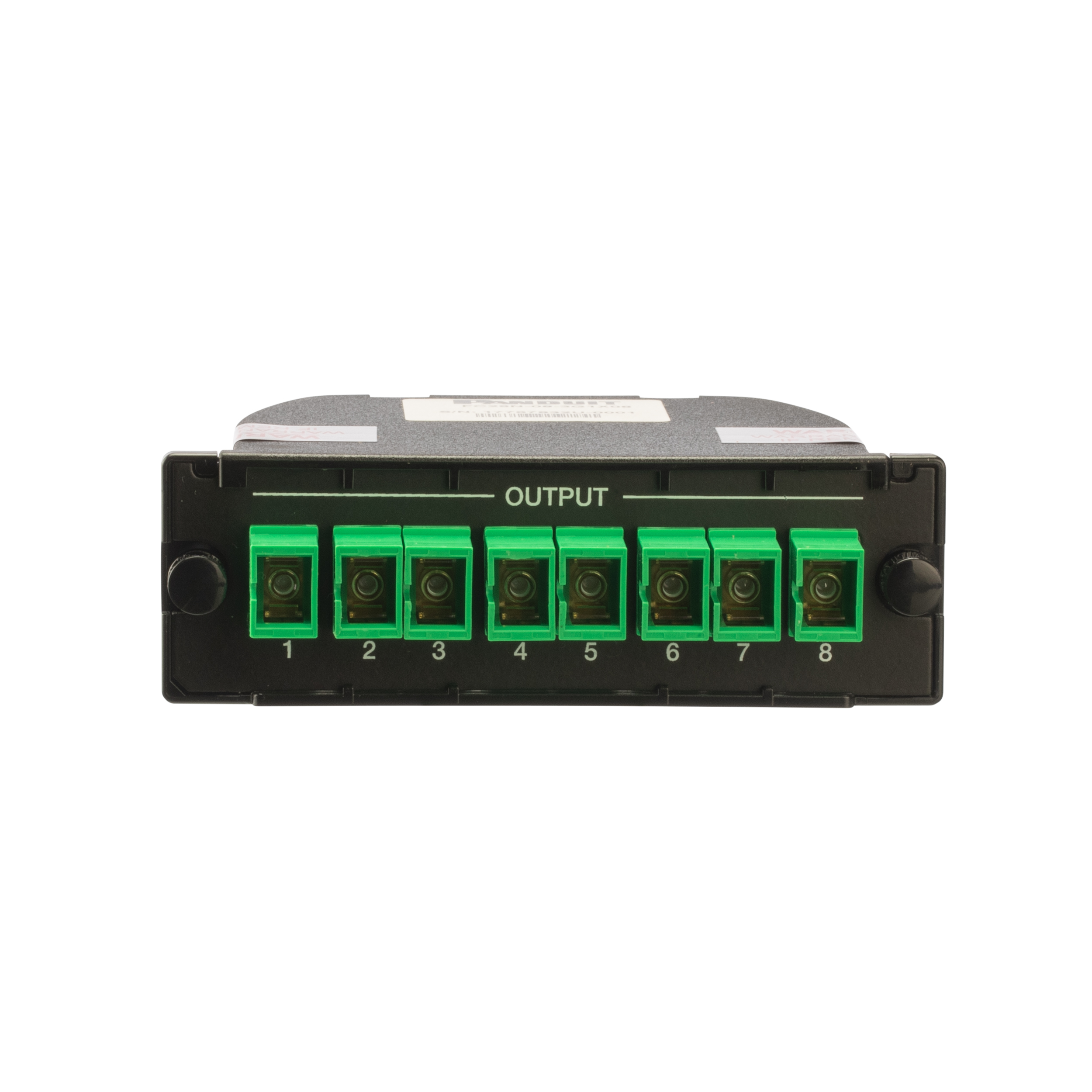 Opticom SC-APC Splitter Cassette for Optical LAN, 1X8 Split Ratio