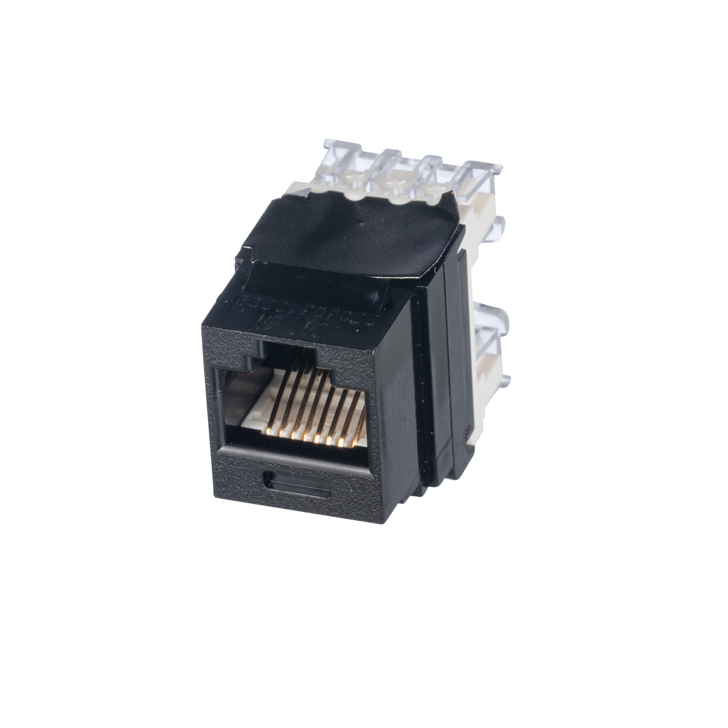 Cat 6A Punchdown Replacement Module, Black