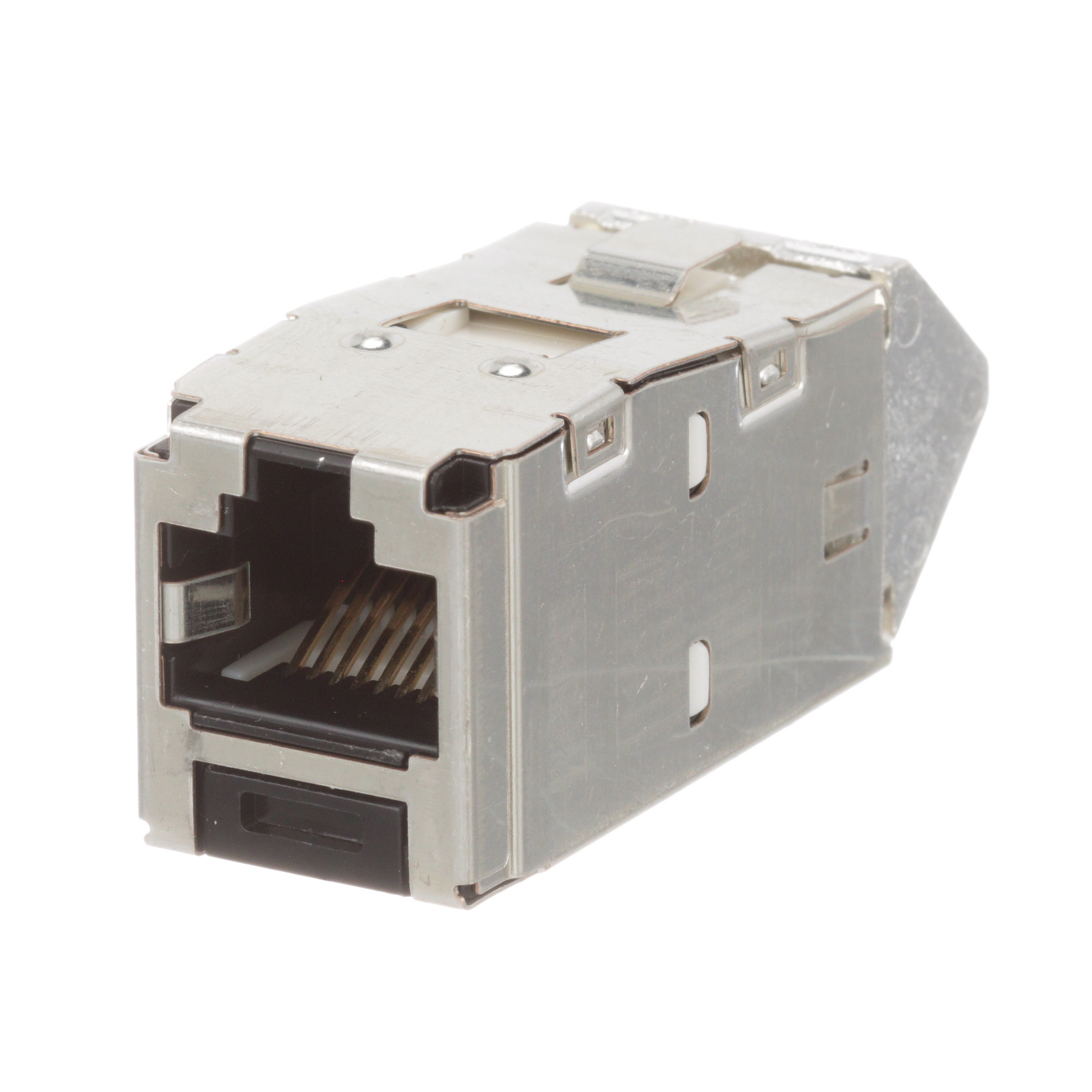 Mini-Com® TX6A™ 10Gig™ STP RJ45 Up/Down 45° Angled TG Jack Module