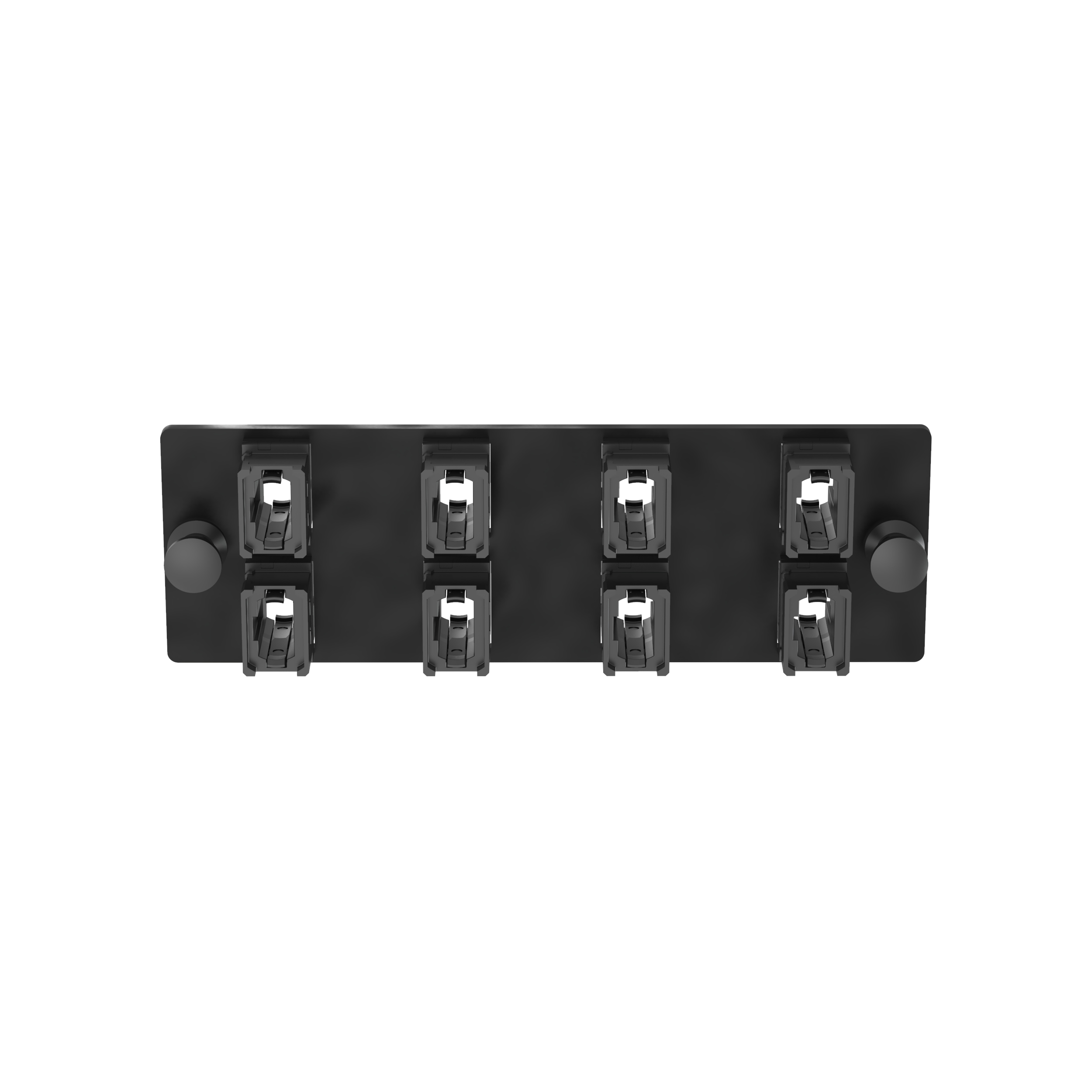 Opticom® FAP, 8 Tuş-Yukarı/Tuş-Aşağı MPO, Tip A, Siyah, Yatay