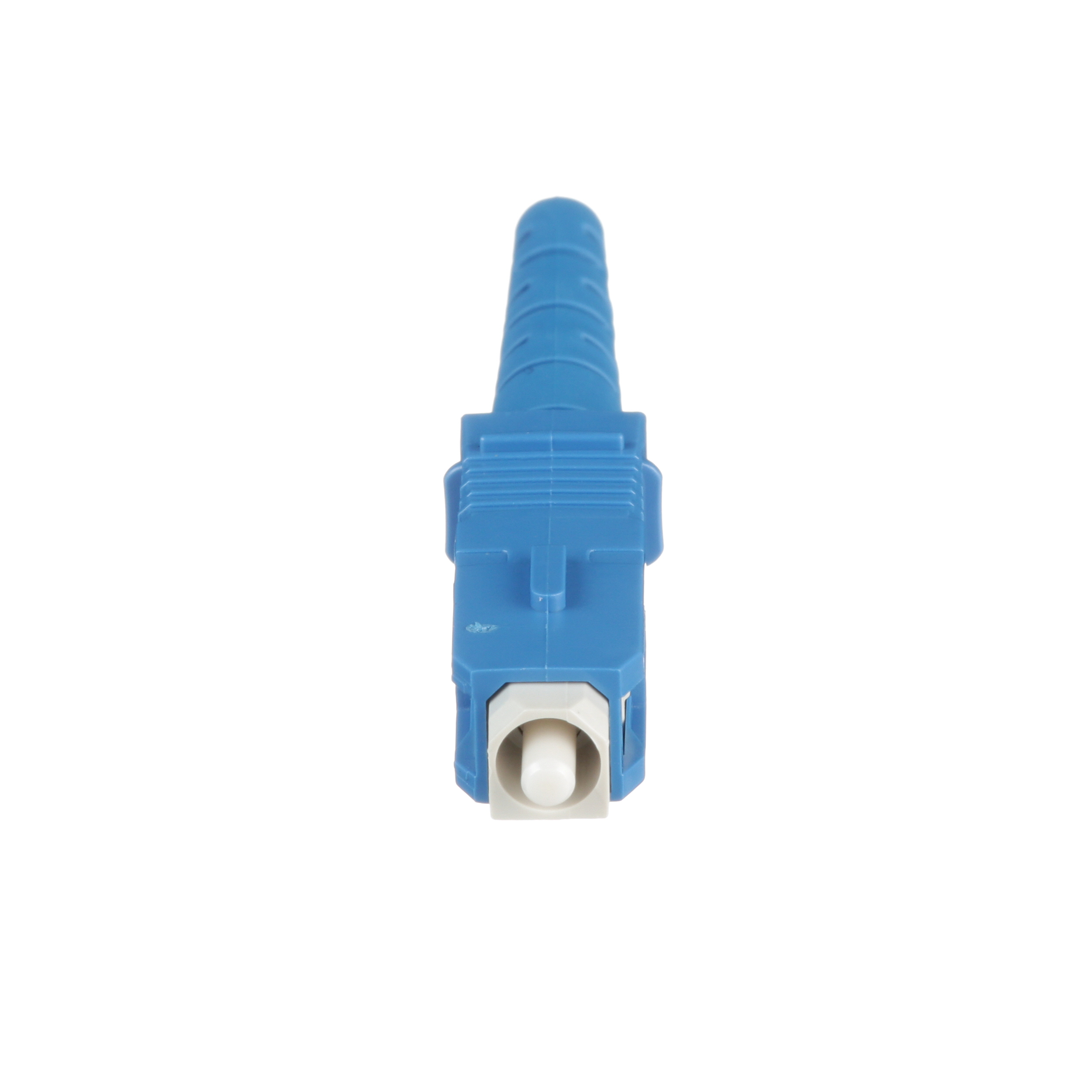 Field Polish SC Simplex Pot & Polish Style OS2 Connector, Blue Housing with 900um/3.0mm Blue Boots