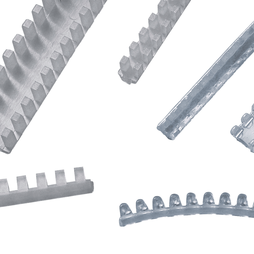 Grommet Edging, Natural, PA 6.6, 6.5mm Max Panel, 6.1x9.8mm,PK50