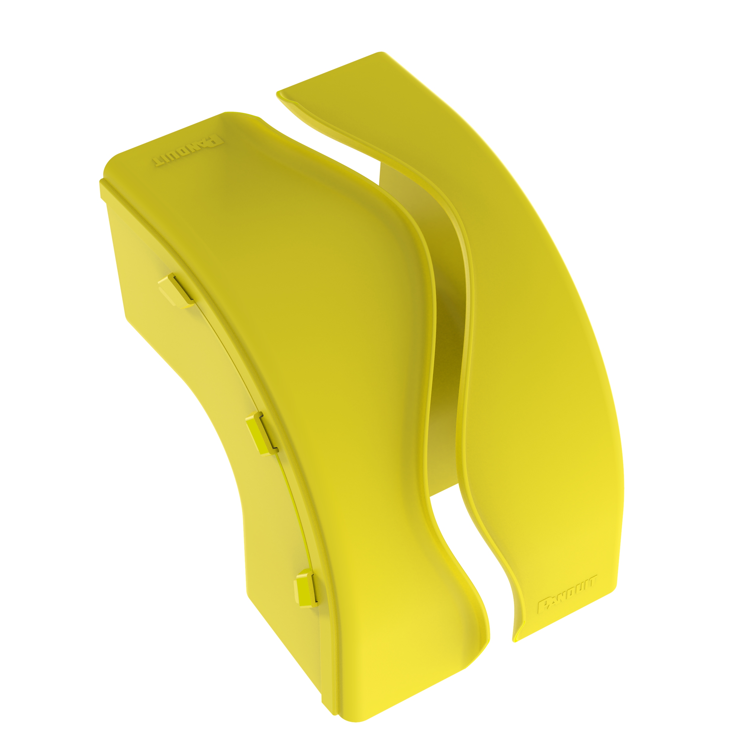 FiberRunner® Dış Dikey Dik Açılı, 90°, 6x4, Sarı