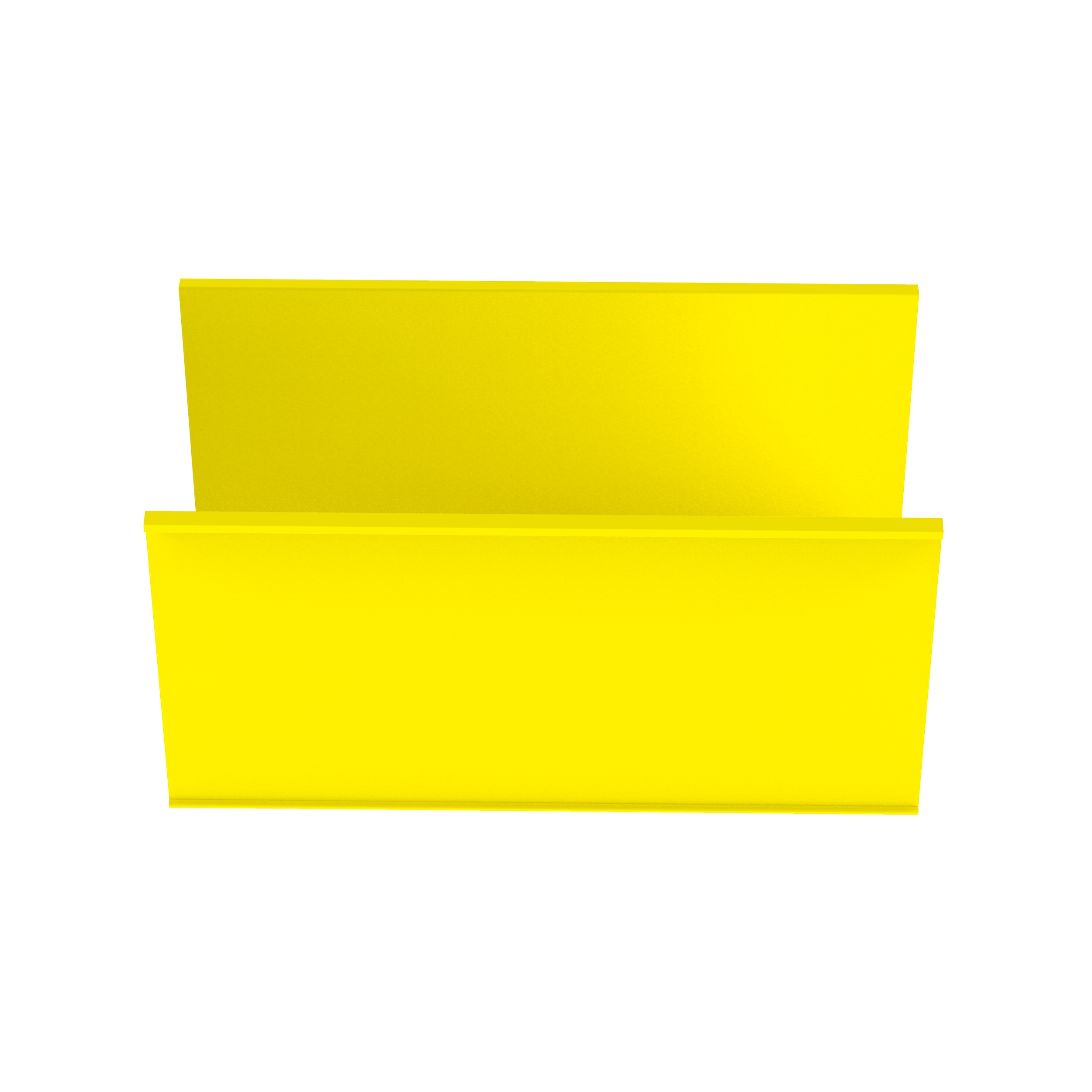 FiberRunner® Solid Wall Channel, 4x4, Yellow