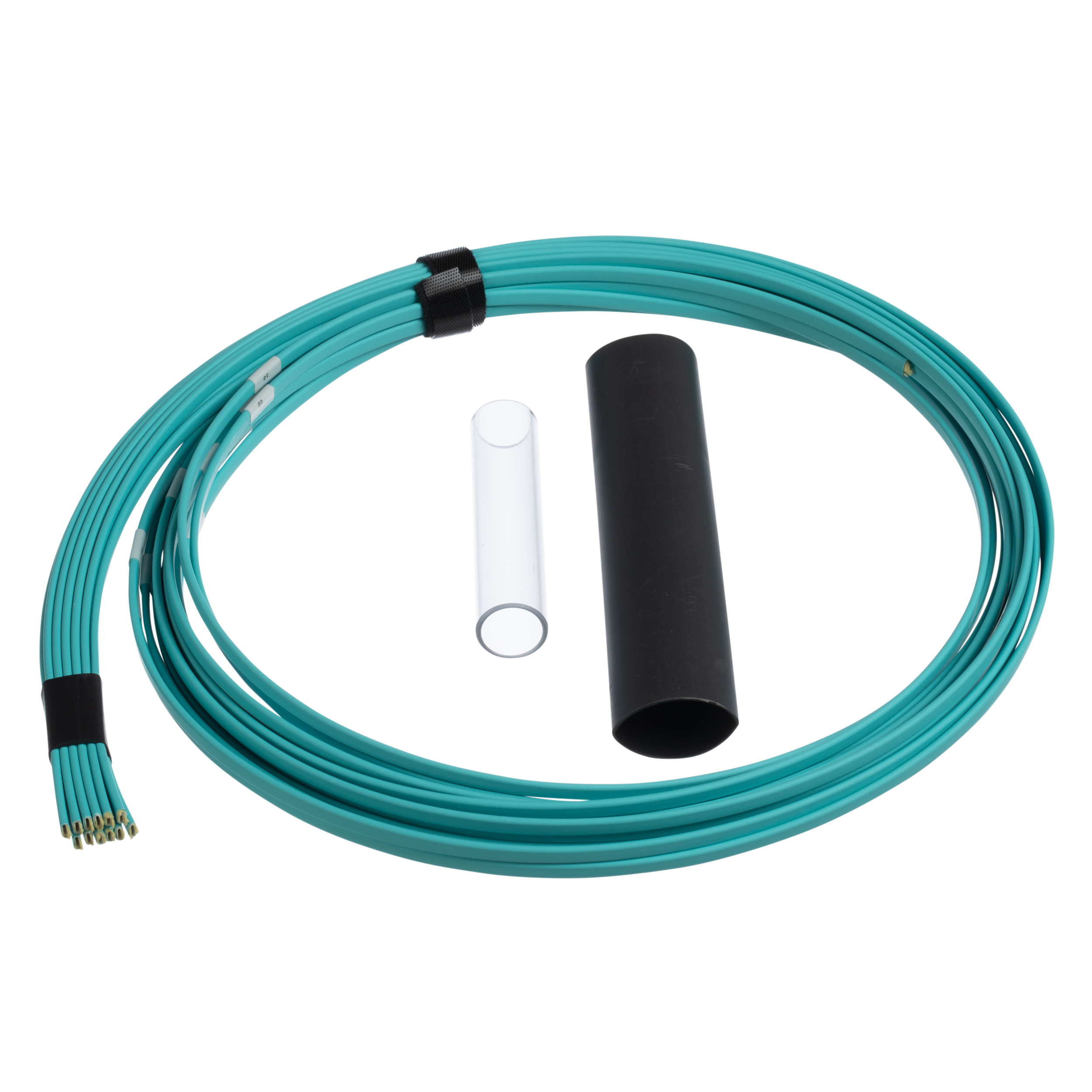 Optik Fiber Ayrım Seti, Düz, 144-fiber, çok modlu, 1 metre