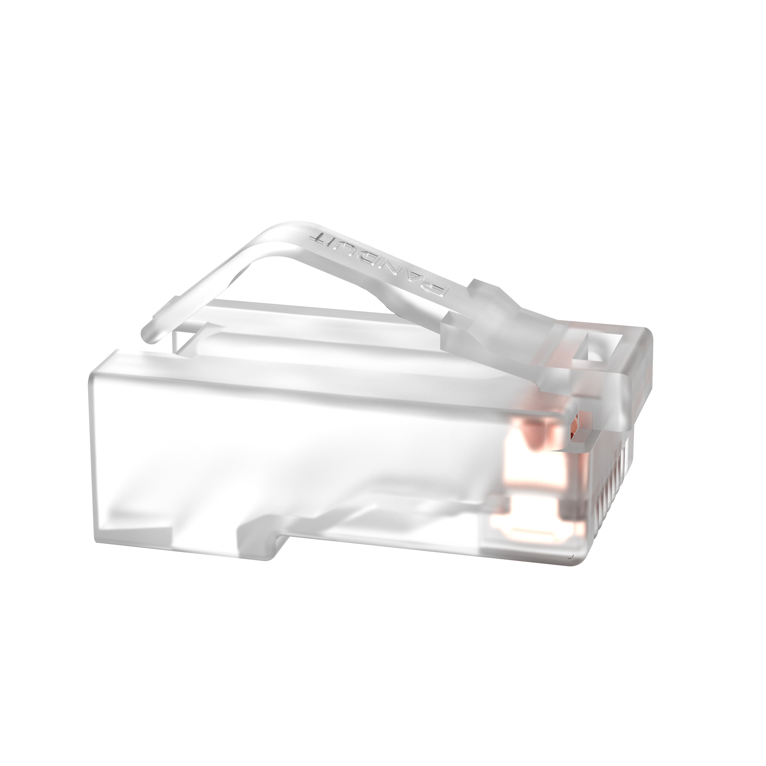 RJ45 Modular Plug, Category 5e, 28 AWG, 1000 Pack