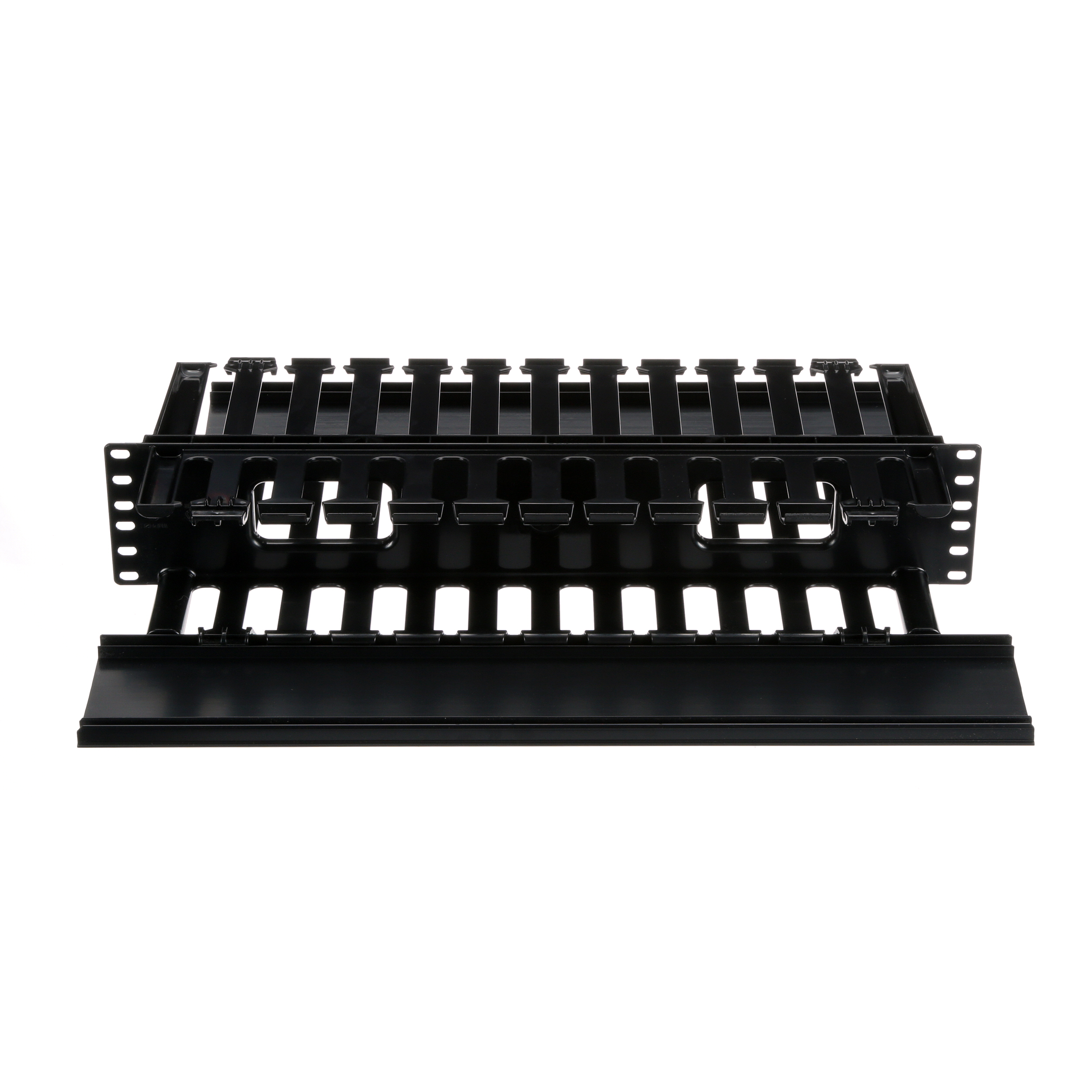 Yatay Çift Taraf Açılır Yönetici, 2RU, 226 mm Derinlik, Klipsler