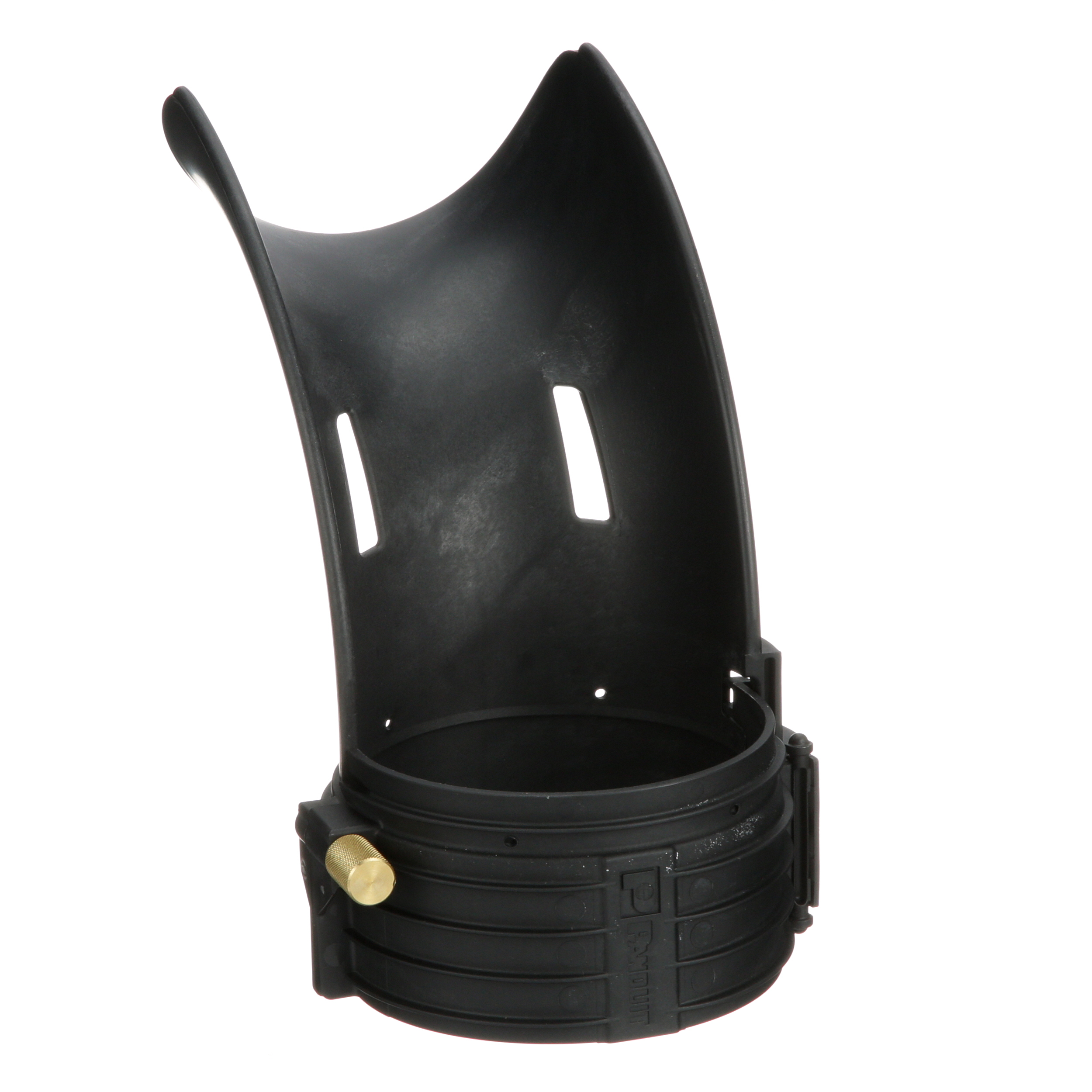 Tak-Ty® Conduit Waterfall, 4 in, Black