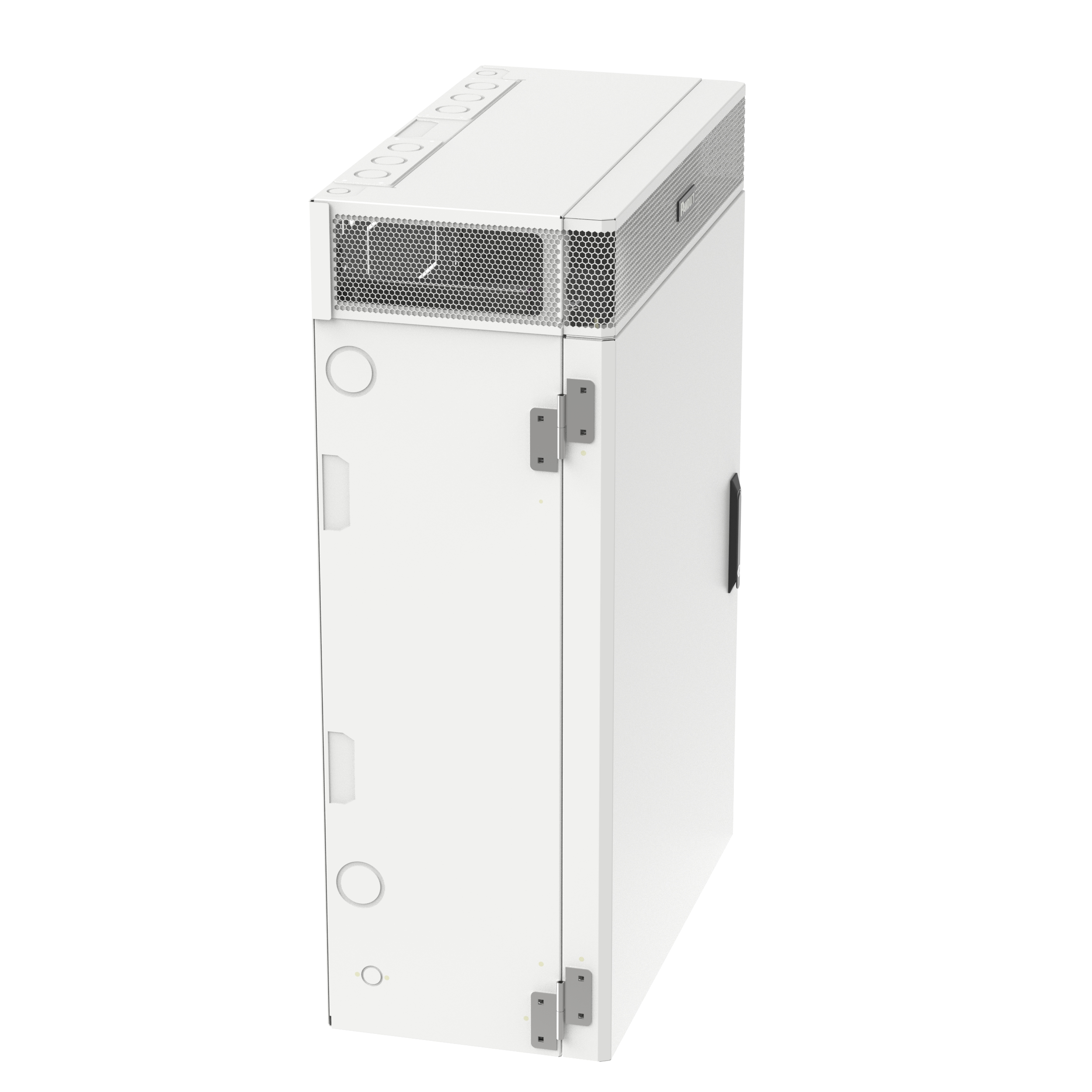 TrueEdge™ Vertical Wall Mount Enclosure, 6RU, White