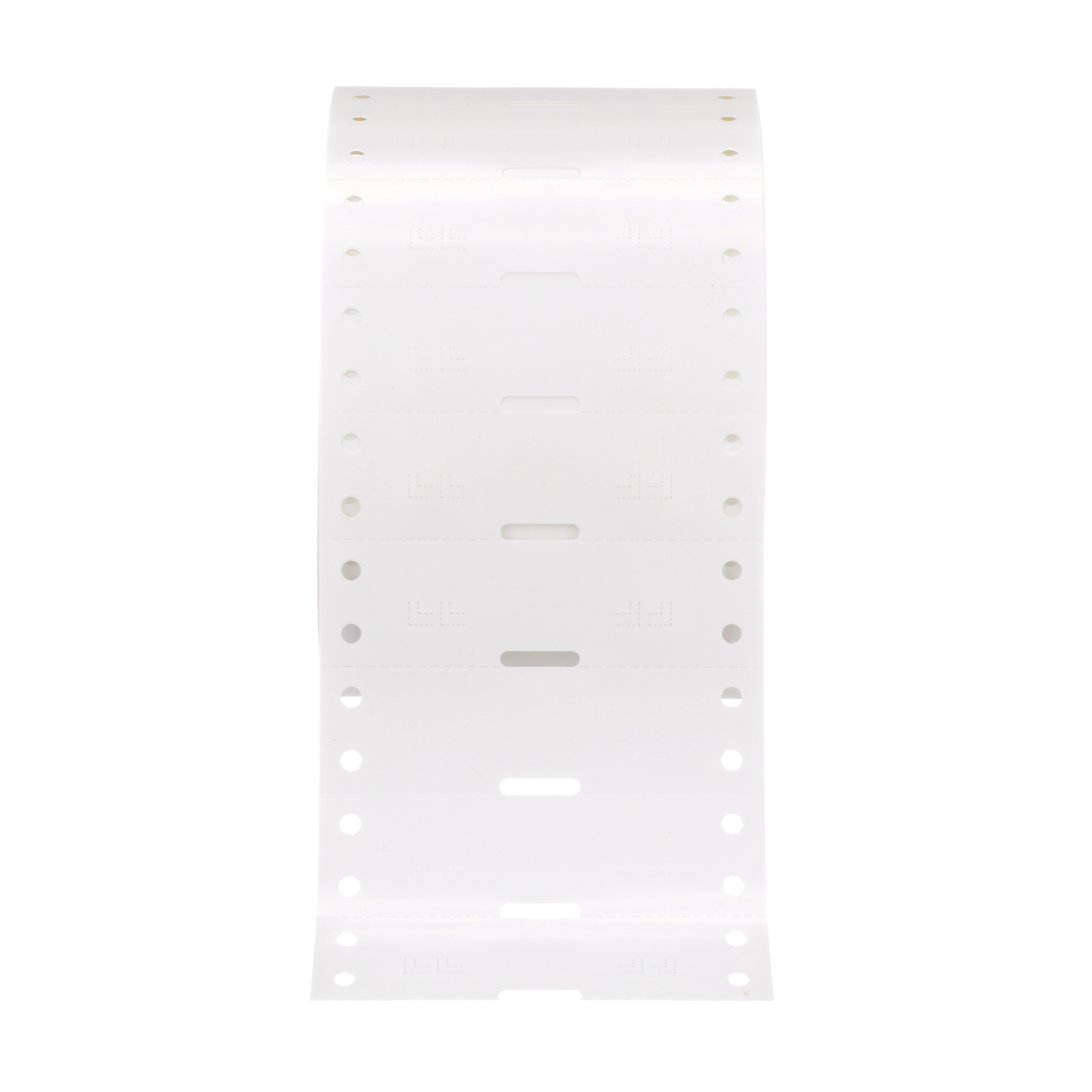 Gaine thermo blanche long.12,7mm dia.12,7/8,6mm imprim. TDP43 rouleau 200