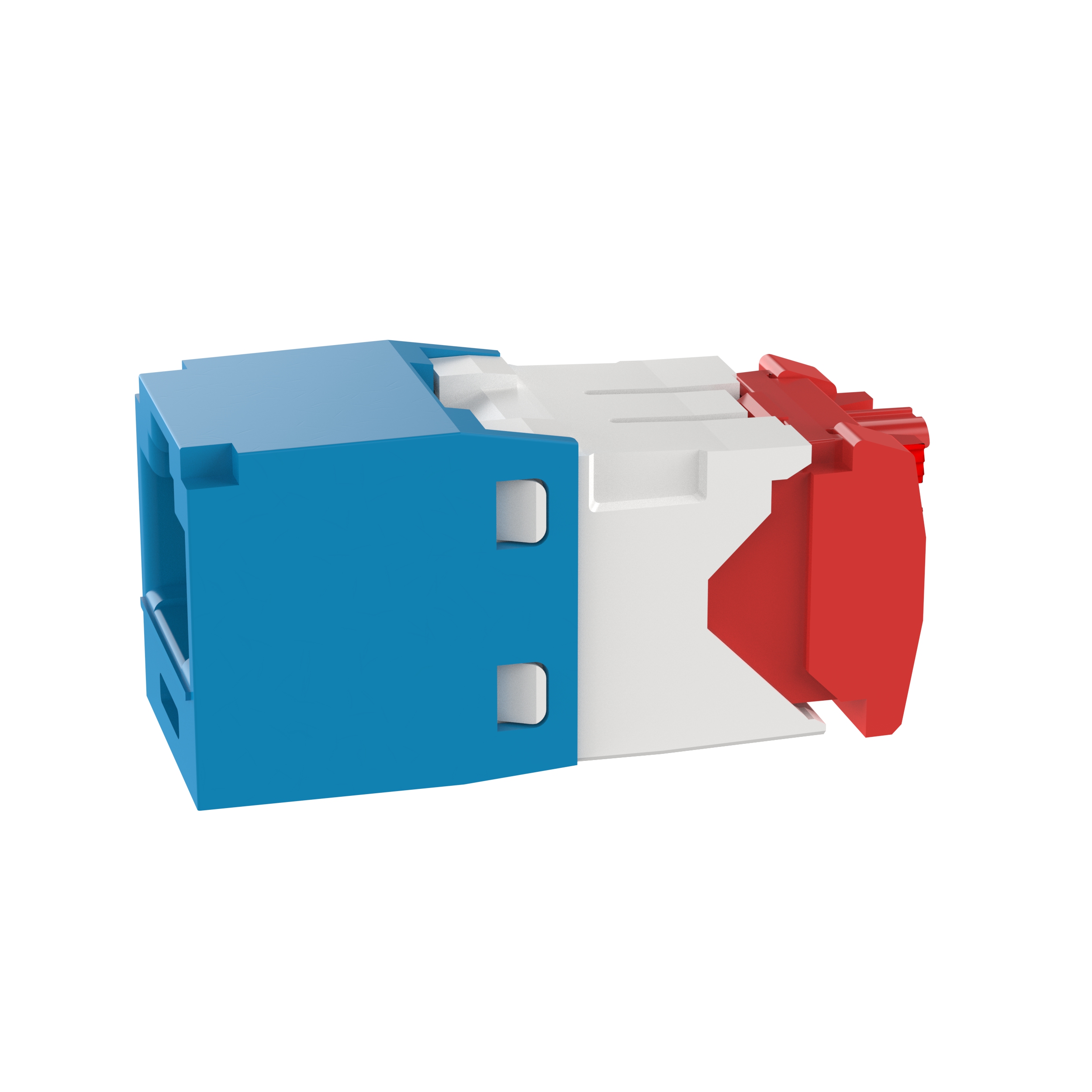 Mini-Com® UTP RJ45 Cat 5e TG Jack Modülü Korozyon Dayanımlı, Mavi
