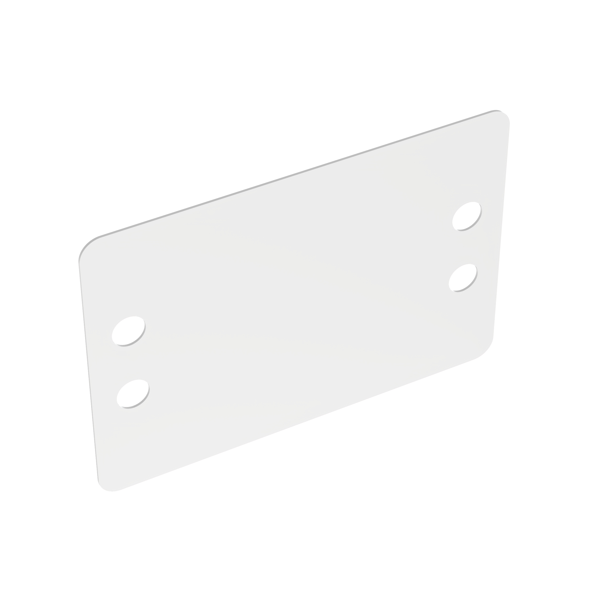 Plaque PA 6.6;63,5×44,5mm;Nat