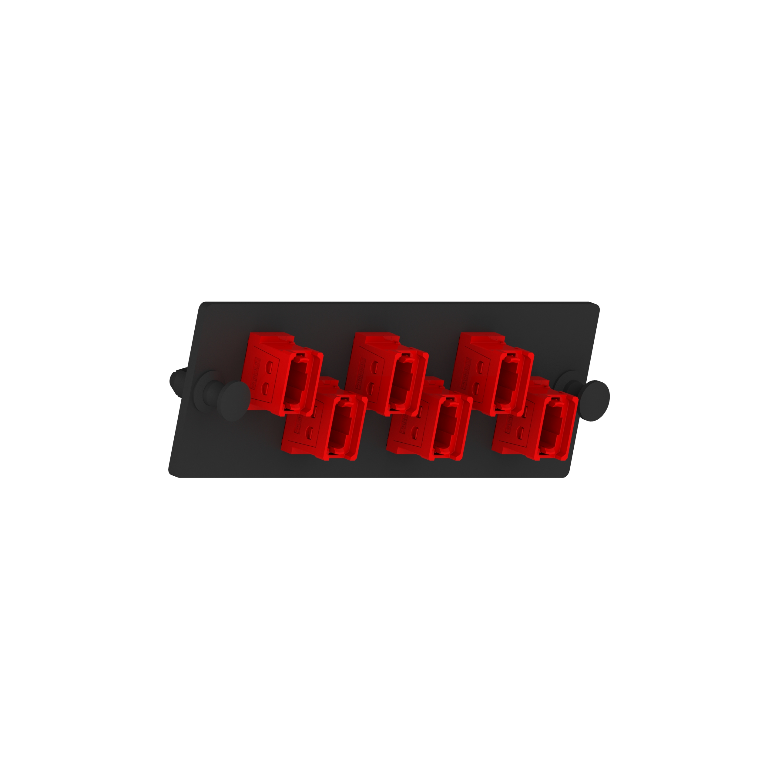 Opticom® FAP, 6 Yukarı/Aşağı Tuşlu MPO, Tip A, Kırmızı, Yatay