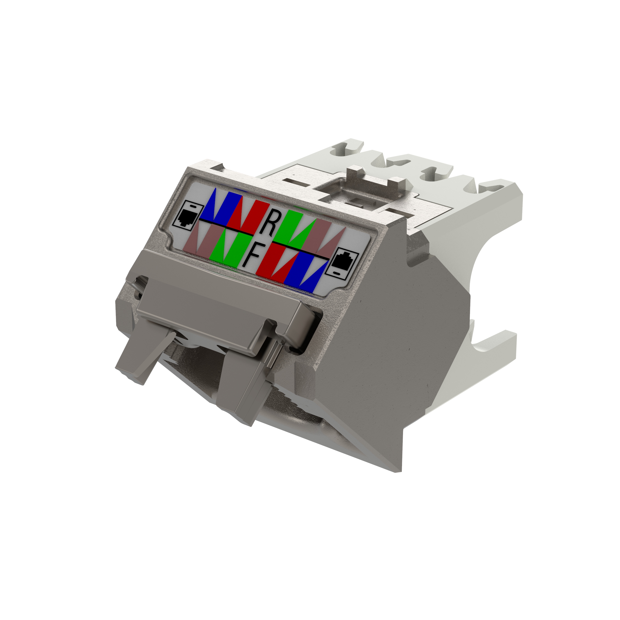 45° Angled Wire Cap for Cat 6 Shielded TG Jack