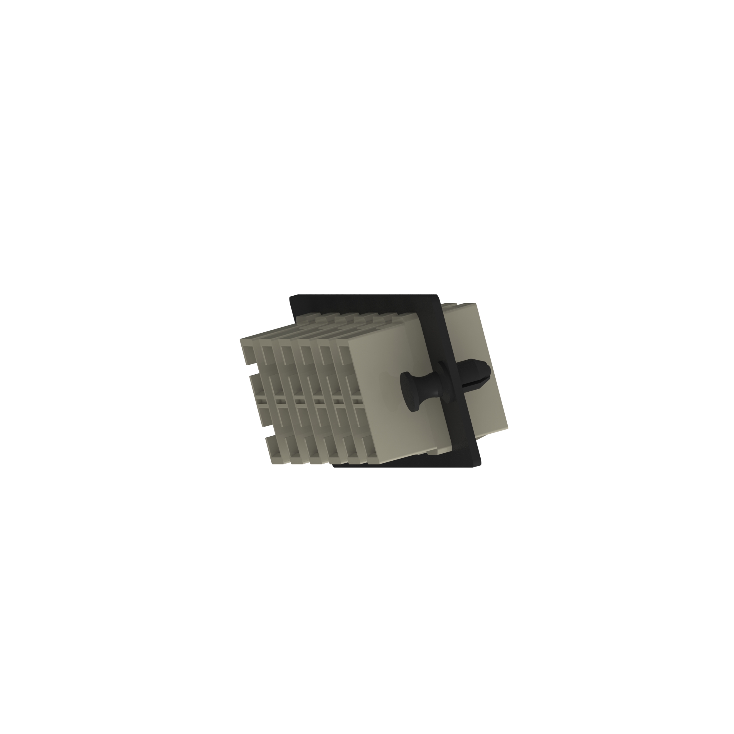 Opticom® Fiber Adaptör Paneli, OM1, 6 SC Çift Yönlü, Elektrik Fildişi