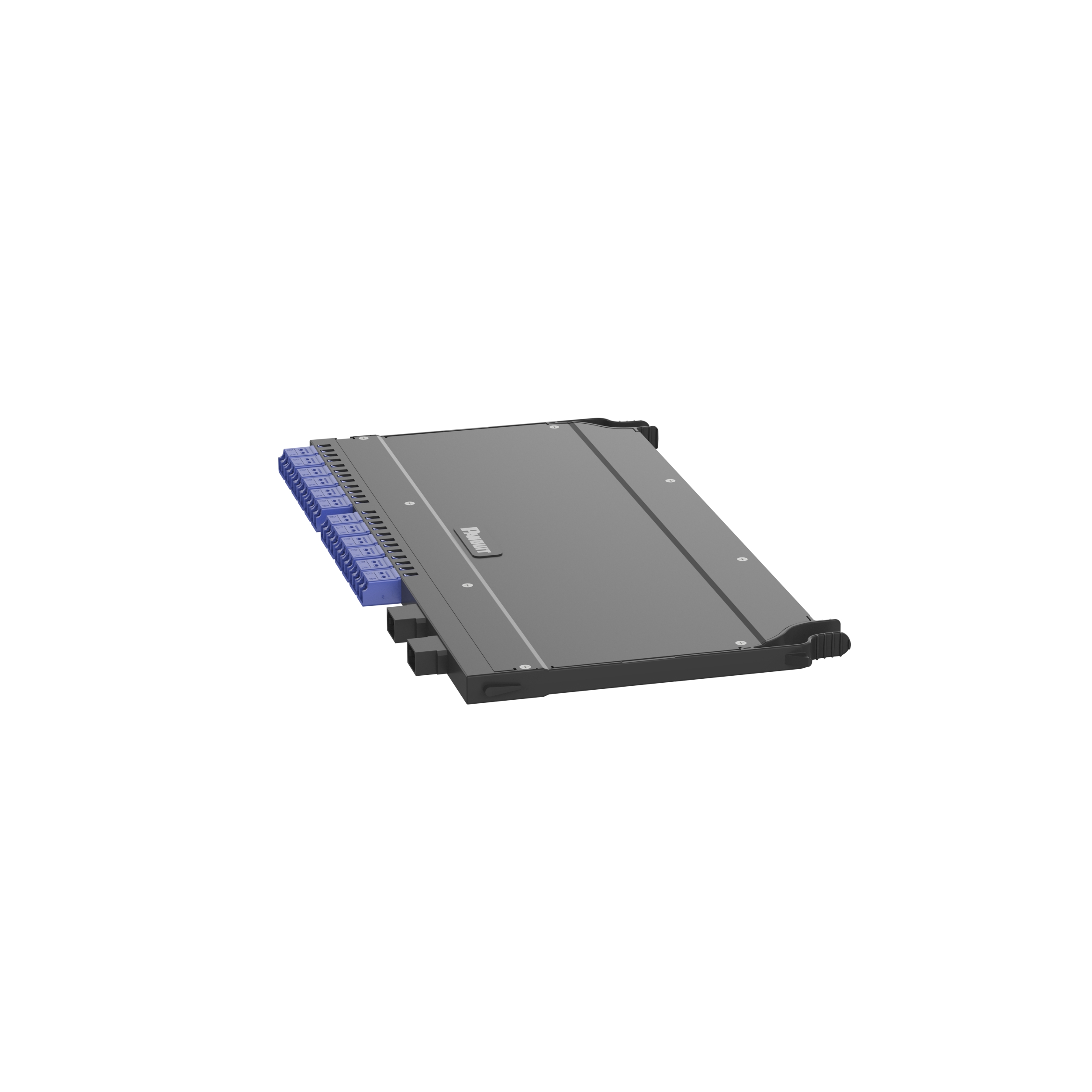FlexCore Ön Erişimli Optik Fiber Kaset, Tek Mod (OS2) 24-fiber LC Çift Yönlü'den 2xMPO-12'ye, Evrensel, Standart Kayıp, Sağ El Yönelimli