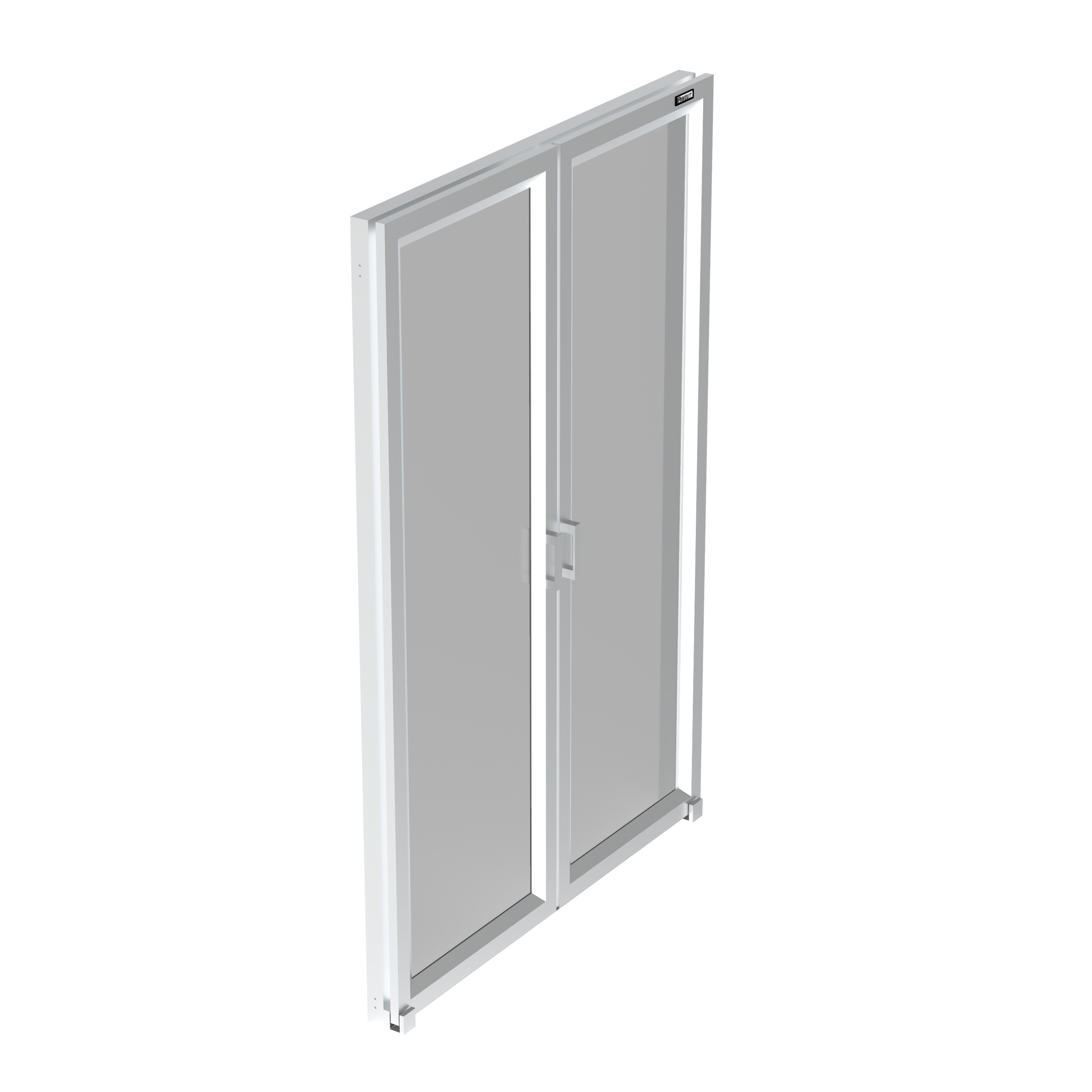 Net-Contain™ Muhafaza Çift Kayar Kapılı, 4 ft