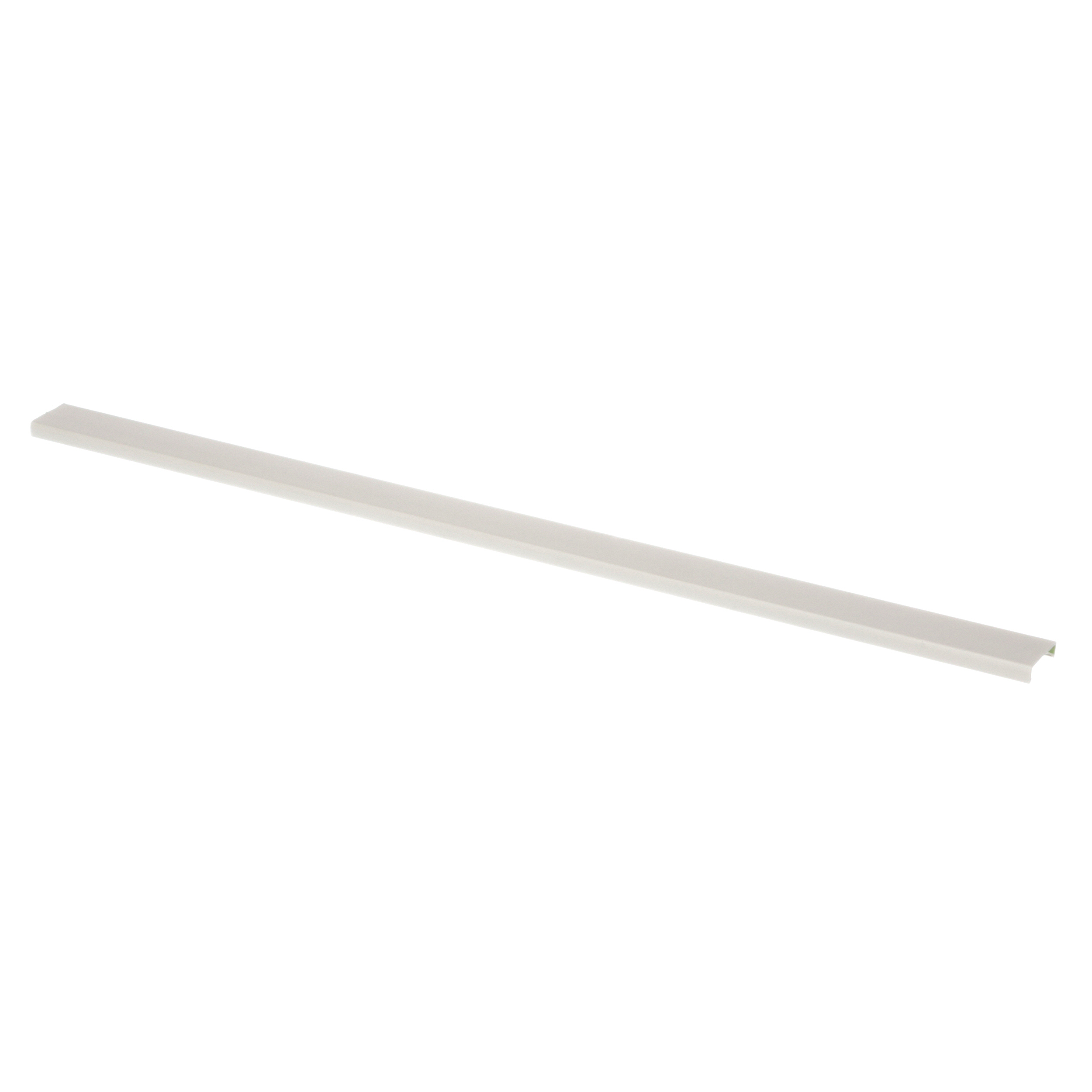 Kablo Kanalı Üst Kapağı, Halojen İçermez, 0.5" Genişlik x 6' Uzunluk, Beyaz, 6'lı Paket