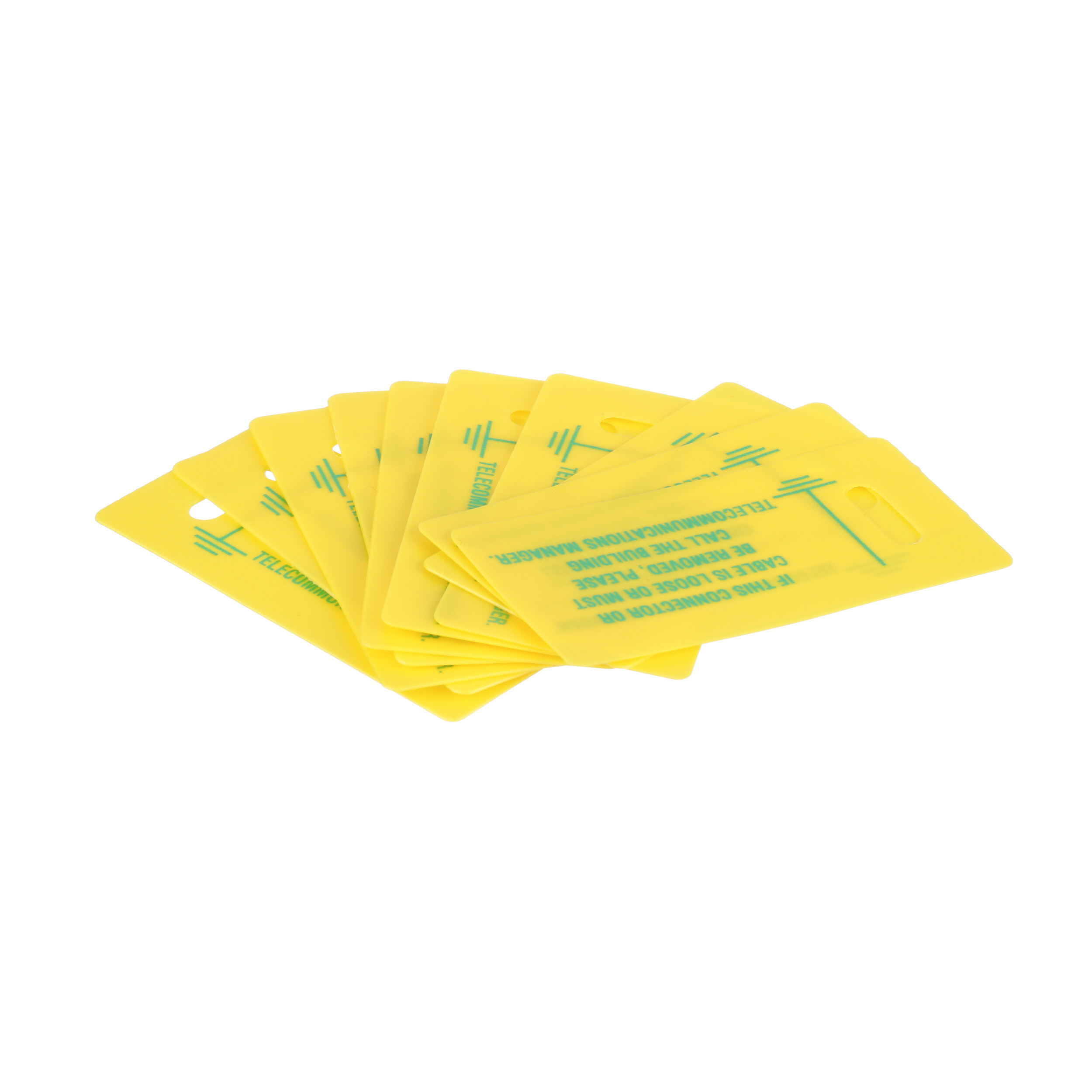 Label Kit,Poly Cardstock,Green/Yellow,35.05x69.85mm,PK1