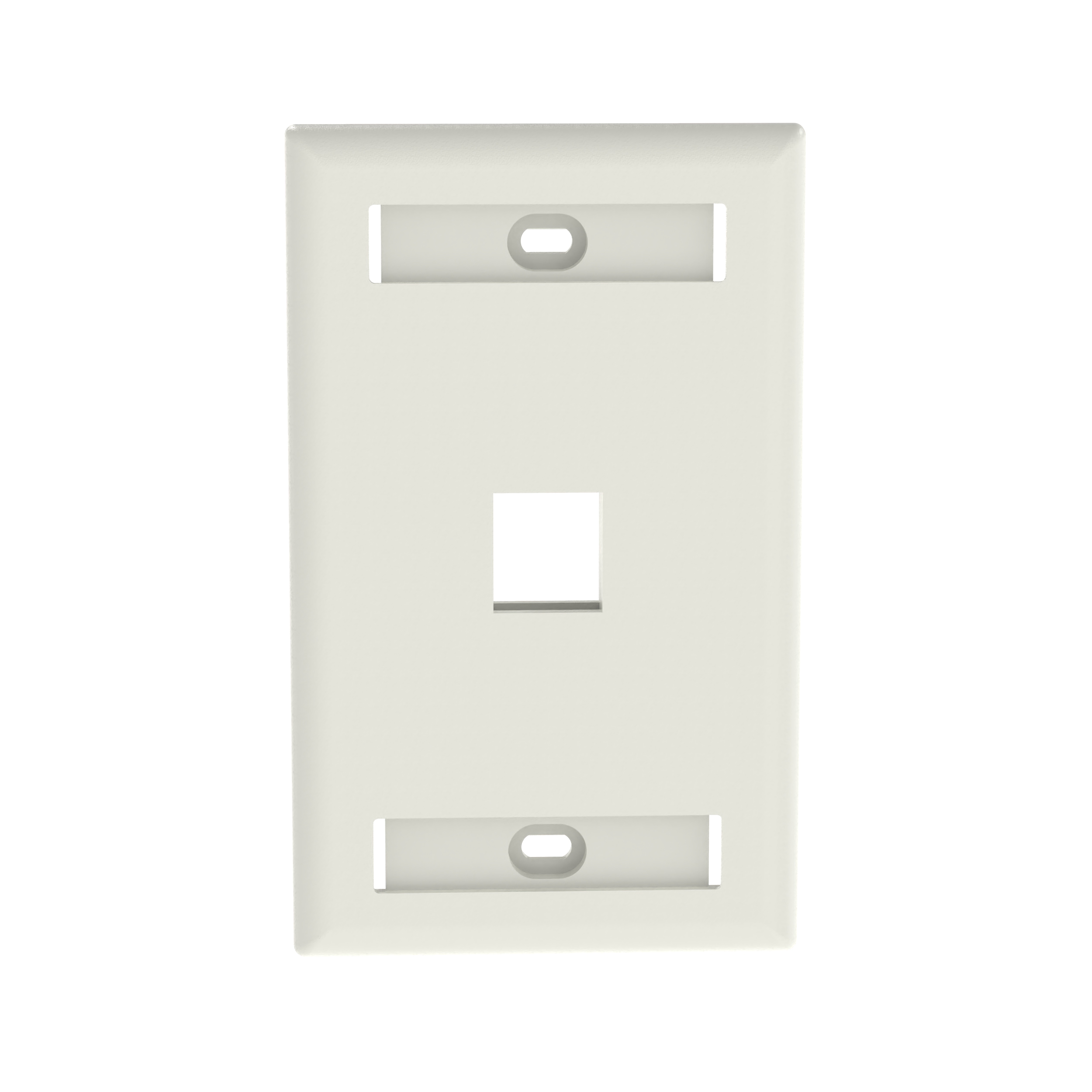 NetKey® Yüz Levhası, Etiket Yuvası, 1 Port, Beyaz