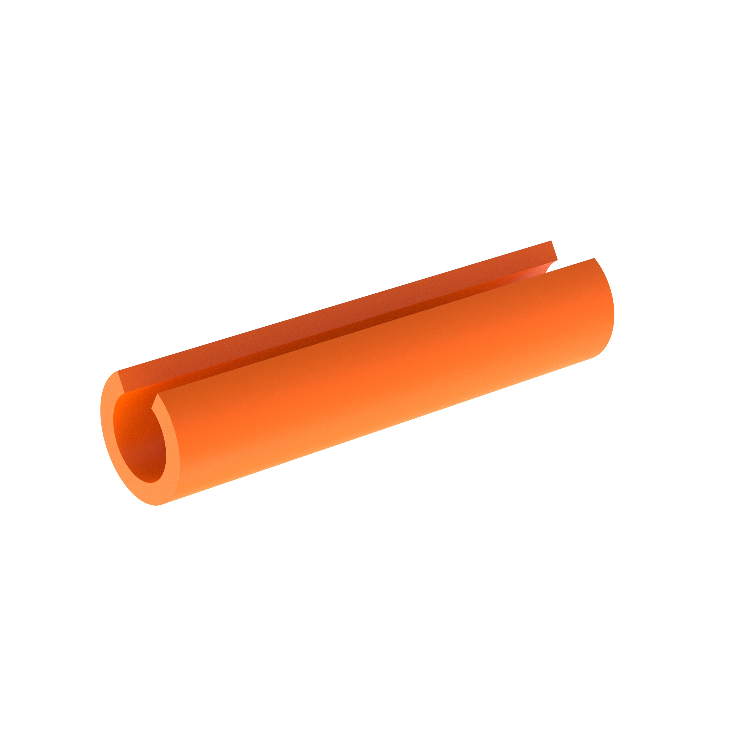 Tanımlama Kılıfı, Turuncu, 25.4mm Uzunluk, 100'lü Paket