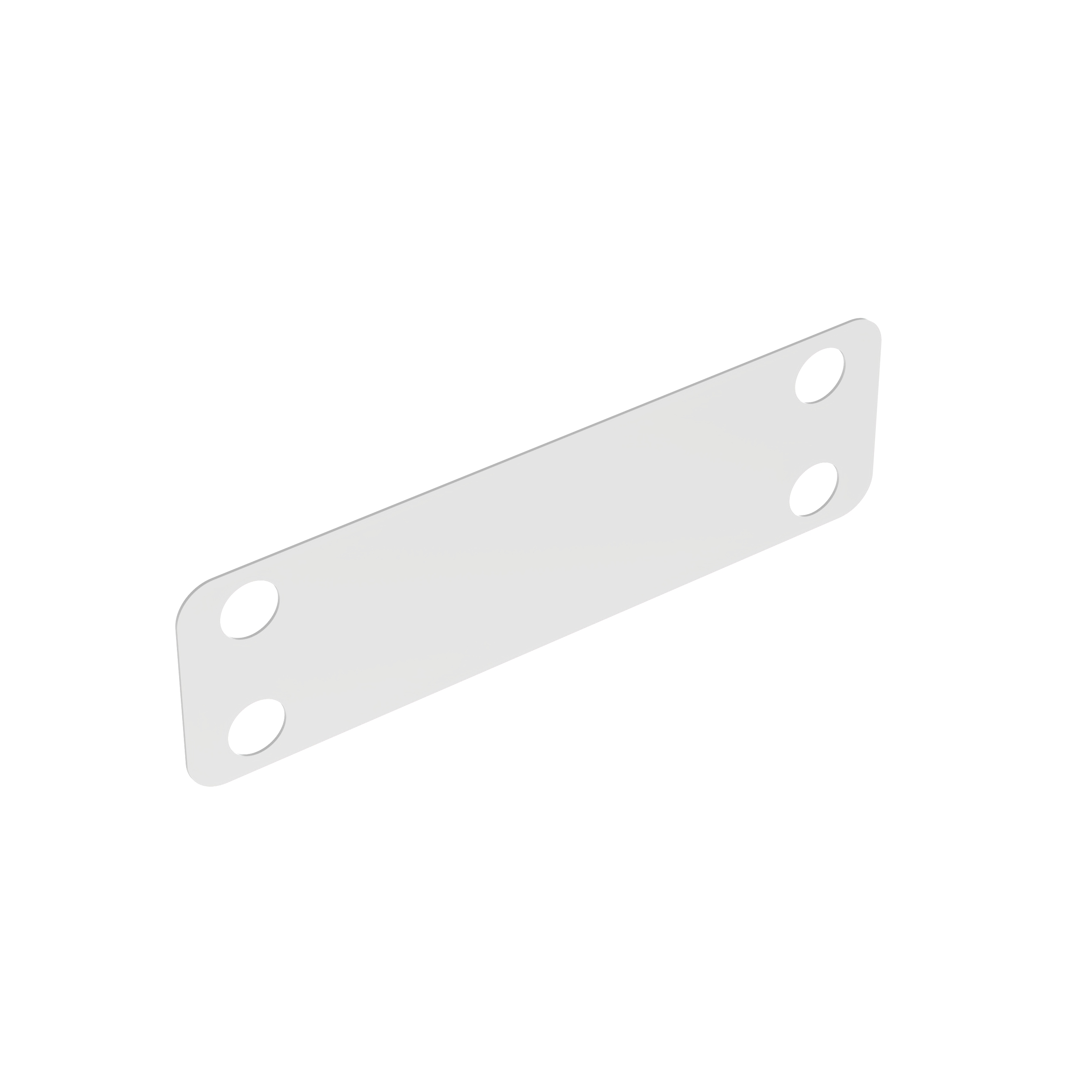 Etiket Plakası, Beyaz, PA 6.6, Kablo Bağı, 38.1x19mm, 100'lü Paket