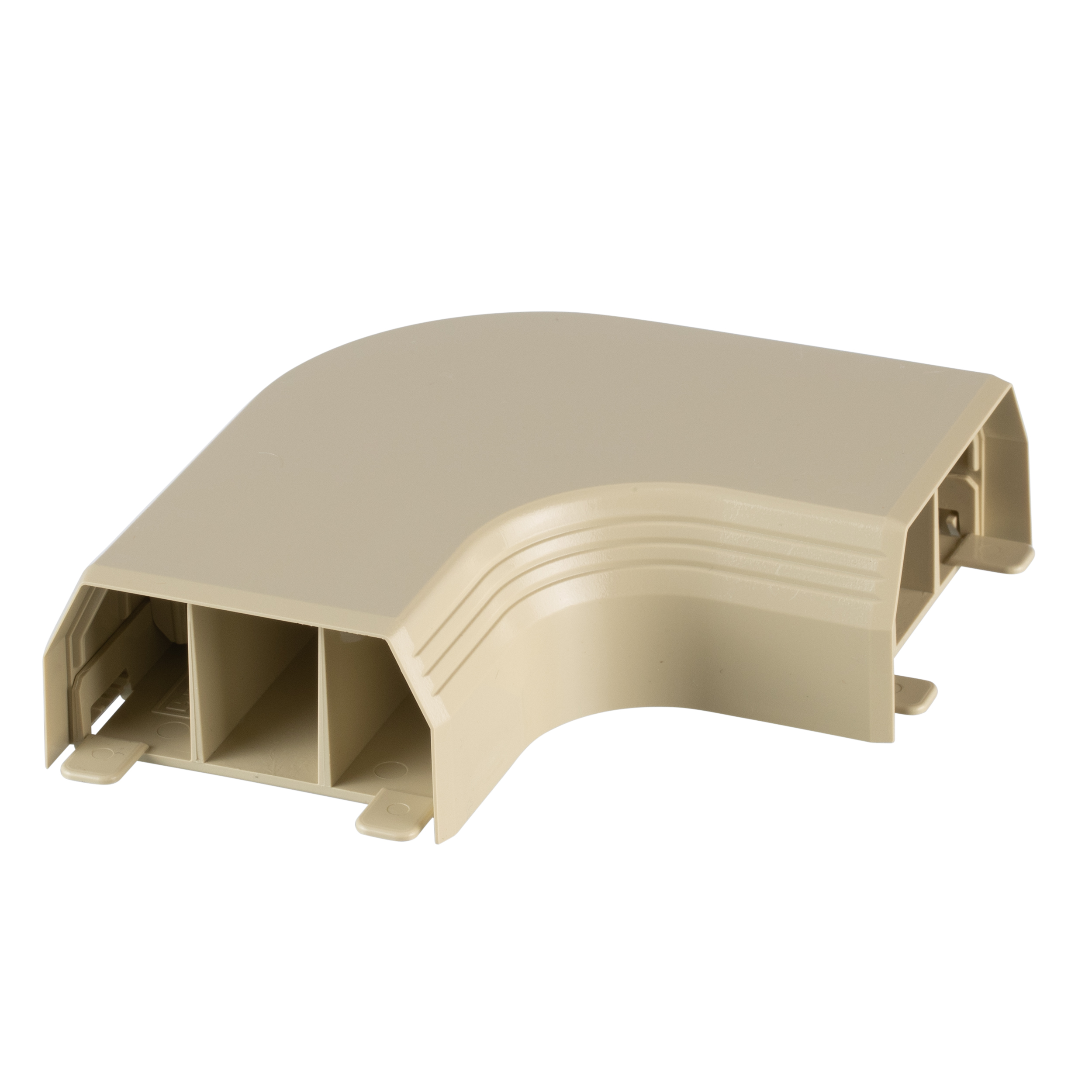 Surface Raceway, T-45 Right Angle Fitting, Electric Ivory