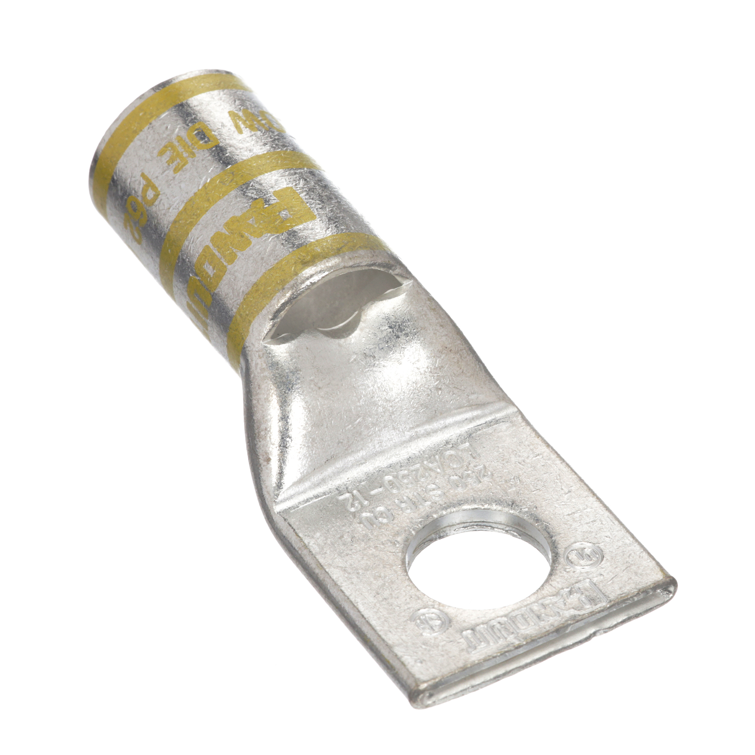 Bağlantı Muhafaza, 250, Kalay Kaplı Bakır, Düz, Tek 12.7mm Somun, 10'lu Paket