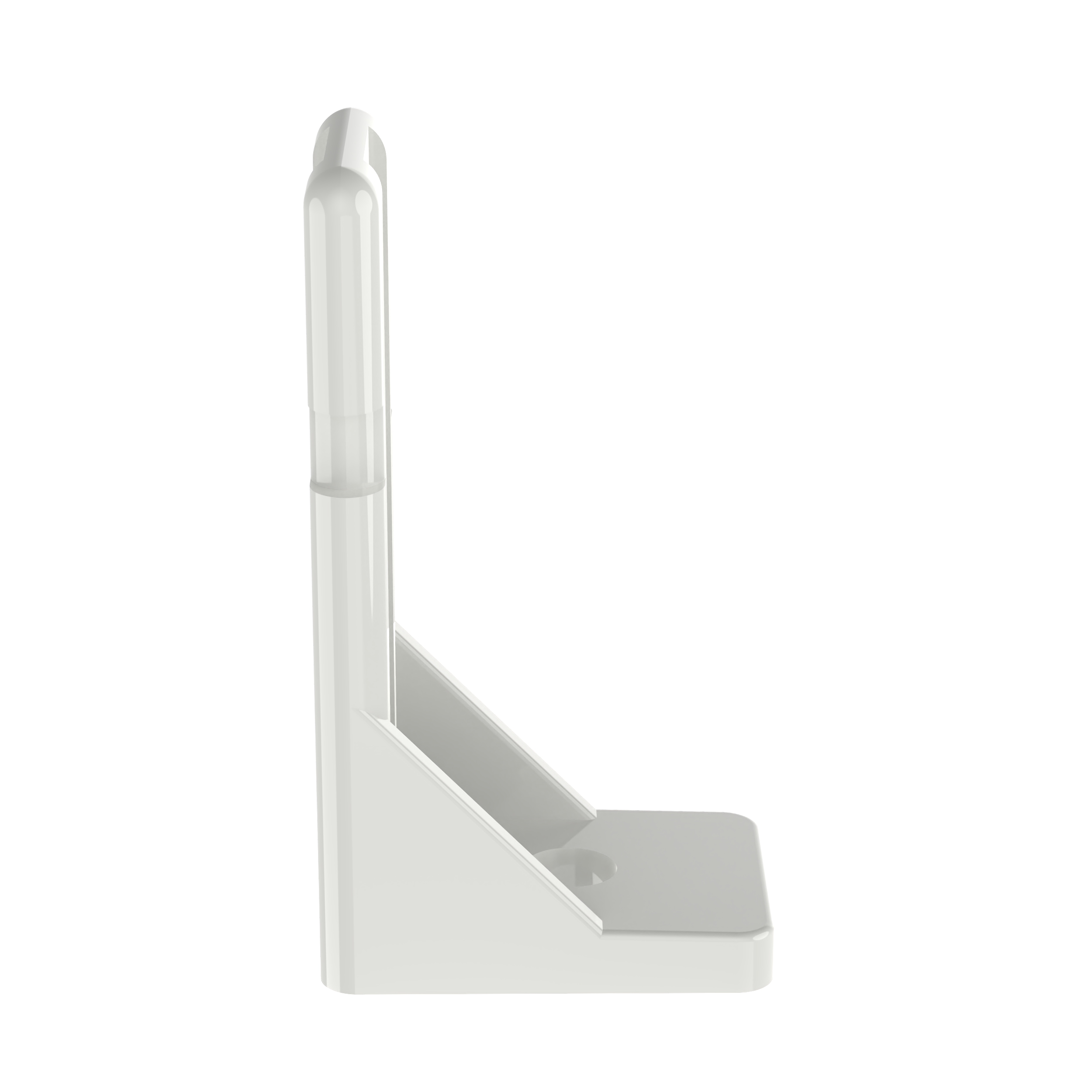 Arka Montaj Elemanı, Doğal, PA 6.6, 50x18.3mm, 5.1mm Vida Deliği, 100'lü Paket