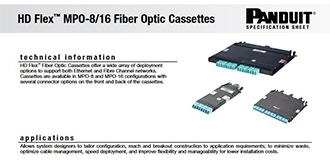 HD Flex MPO-8/16 Fiber Optic Cassettes