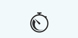 Clock icon displaying less time