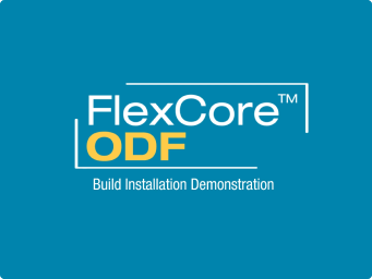 Instalación de la Construcción del FlexCore™ ODF
