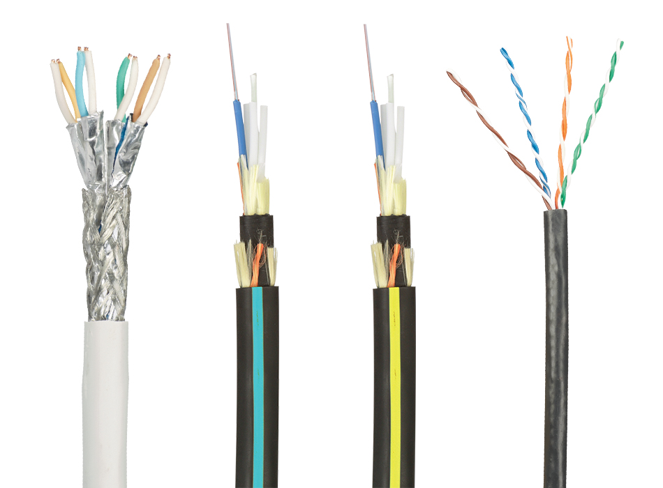 Various Panduit copper wires