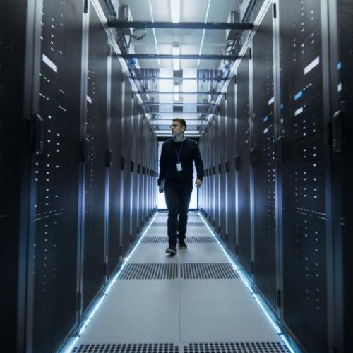 A data center manager examines the data center environment to make sure it is running at the highest standards